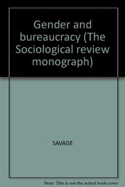 Cover of: Gender and bureaucracy