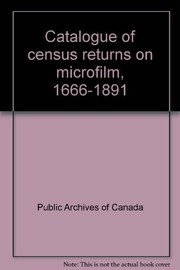 Catalogue of census returns on microfilm, 1666-1891 = by Thomas A. Hillman