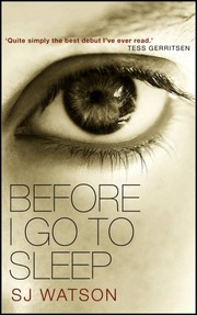 Cover of: Before I Go to Sleep