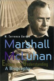 Cover of: Marshall McLuhan | W. Terrence Gordon