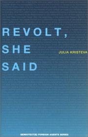 Cover of: Revolt, she said