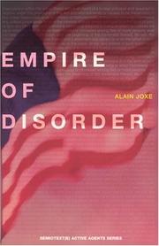 Cover of: Empire of disorder