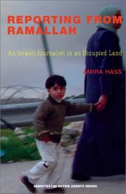 Cover of: Reporting from Ramallah by Amira Hass