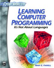 Cover of: Learning Computer Programming (With CD-ROM; CyberRookies Series) (Cyberrookies Series)