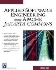 Cover of: Applied Software Engineering Using Apache Jakarta Commons (Programming Series)