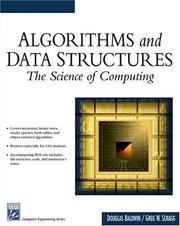 Cover of: Algorithms & Data Structures by Douglas Baldwin, Greg Scragg