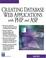 Cover of: Creating Database Web Applications with PHP and ASP (Internet Series)