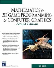 Cover of: Mathematics for 3D Game Programming and Computer Graphics, Second Edition (Game Development Series)