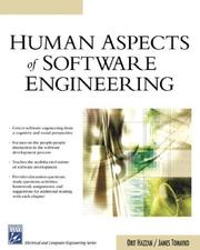 Cover of: Human Aspects of Software Engineering (Electrical and Computer Engineering Series)