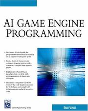 Cover of: AI Game Engine Programming by Brian Schwab