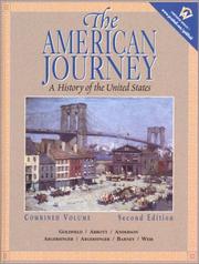 Cover of: The American Journey by David R. Goldfield