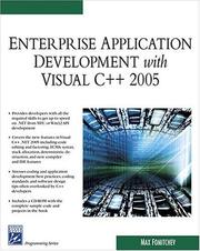 Cover of: Enterprise Application Development with Visual C++ 2005 (Programming Series)