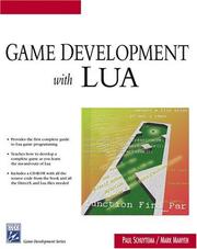 Cover of: Game development with Lua