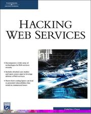 Cover of: Hacking Web Services