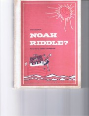 Cover of: Noah riddle?