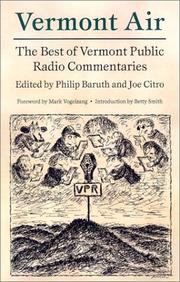 Cover of: Vermont air: best of the Vermont Public Radio commentaries