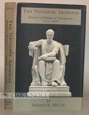 Cover of: The National Archives by Donald R. McCoy