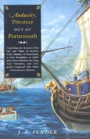Cover of: Audacity, privateer out of Portsmouth by J. E. Fender