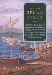 Cover of: On the spur of speed