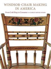 Cover of: Windsor-Chair Making in America: From Craft Shop to Consumer