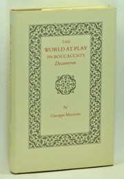 Cover of: The world at play in Boccaccio
