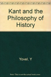 Cover of: Kant and the philosophy of history