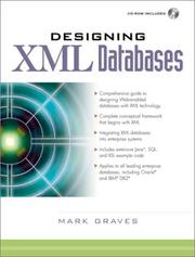 Cover of: Designing XML Databases by Mark Graves, Mark Graves