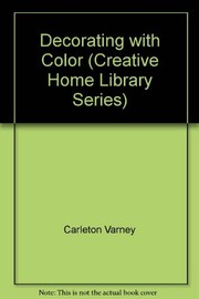 Cover of: Decorating with color. | Carleton Varney