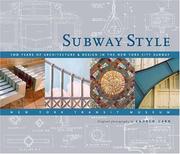 Cover of: Subway Style by New York Transit Museum, Anthony Robins, Andrew Garn