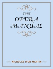 Cover of: The Opera Manual (Music Finders Book 5)