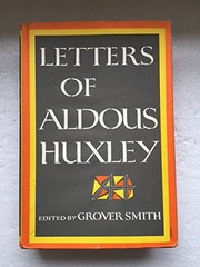 Cover of: Letters of Aldous Huxley