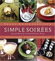 Cover of: Simple soirées by Peggy Knickerbocker