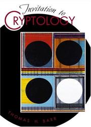 Cover of: Invitation to cryptology