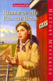 Cover of: Riddle of the prairie bride