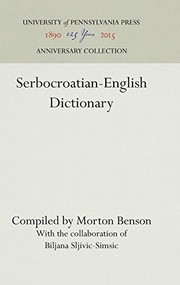 Cover of: Serbocroatian-English dictionary. | Morton Benson