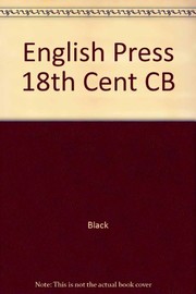 Cover of: The English press in the eighteenth century