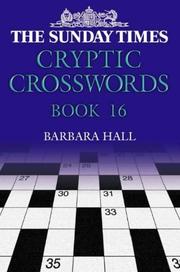 Cover of: The "Sunday Times" Cryptic Crossword by Barbara Hall