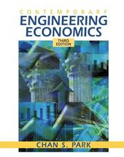 Cover of: Contemporary Engineering Economics (3rd Edition)