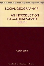 Social geography by John Cater