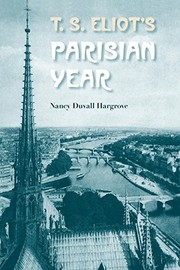 Cover of: T. S. Eliot's Parisian Year