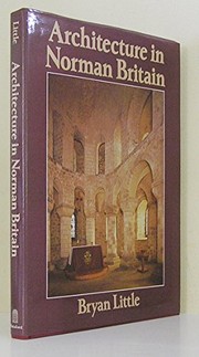Cover of: Architecture in Norman Britain