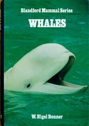 Cover of: Whales by W. Nigel Bonner