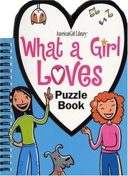 Cover of: What A Girl Loves Puzzle Book (American Girl Library) by Trula Magruder
