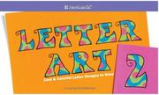 Cover of: Letter art 2 by alphabet designs by Lauren Scheuer.