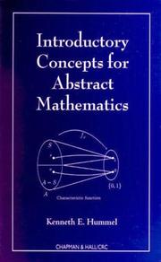 Cover of: Introductory Concepts for Abstract Mathematics