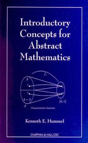 Cover of: Introductory Concepts for Abstract Mathematics by Kenneth E. Hummel