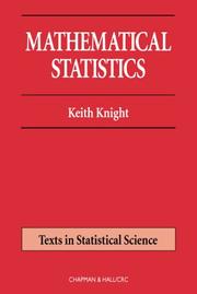 Cover of: Mathematical Statistics (Texts in Statistical Science.)