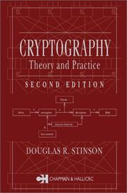 Cover of: Cryptography: Theory and Practice, Second Edition