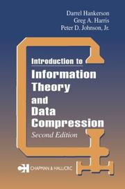 Cover of: Introduction to information theory and data compression | Darrel R. Hankerson