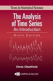 The analysis of time series by Christopher Chatfield